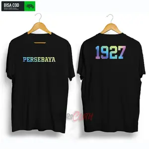 Kaos Baju Distro Unisex Pria Wanita Cewek Cowok Simple Terbaru Termurah Persebaya surabaya 1927 Bonek satu nyali wani