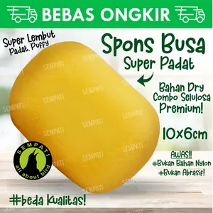 CUCI GUDANG Spon ayam spons busa alat mandi ayam jago burung kucing anjing bebek