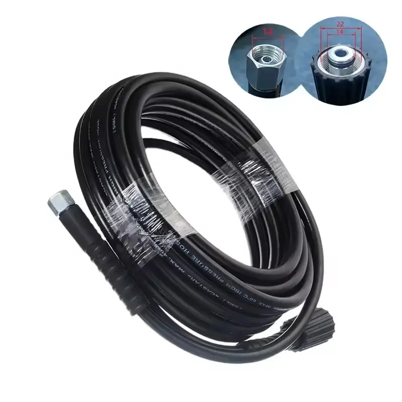 Selang Tekanan Tinggi Selang Fitting Washerhose untuk Selang Steam Cuci Mobil Tekanan Cuci Selang Jet Cleaner 10 - 15 - 20 - 25 Meter