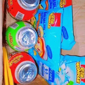 Topokki Kids Carbonara Wonhae 80gr - Baby Shark, Makanan Korea Instan Halal - Food