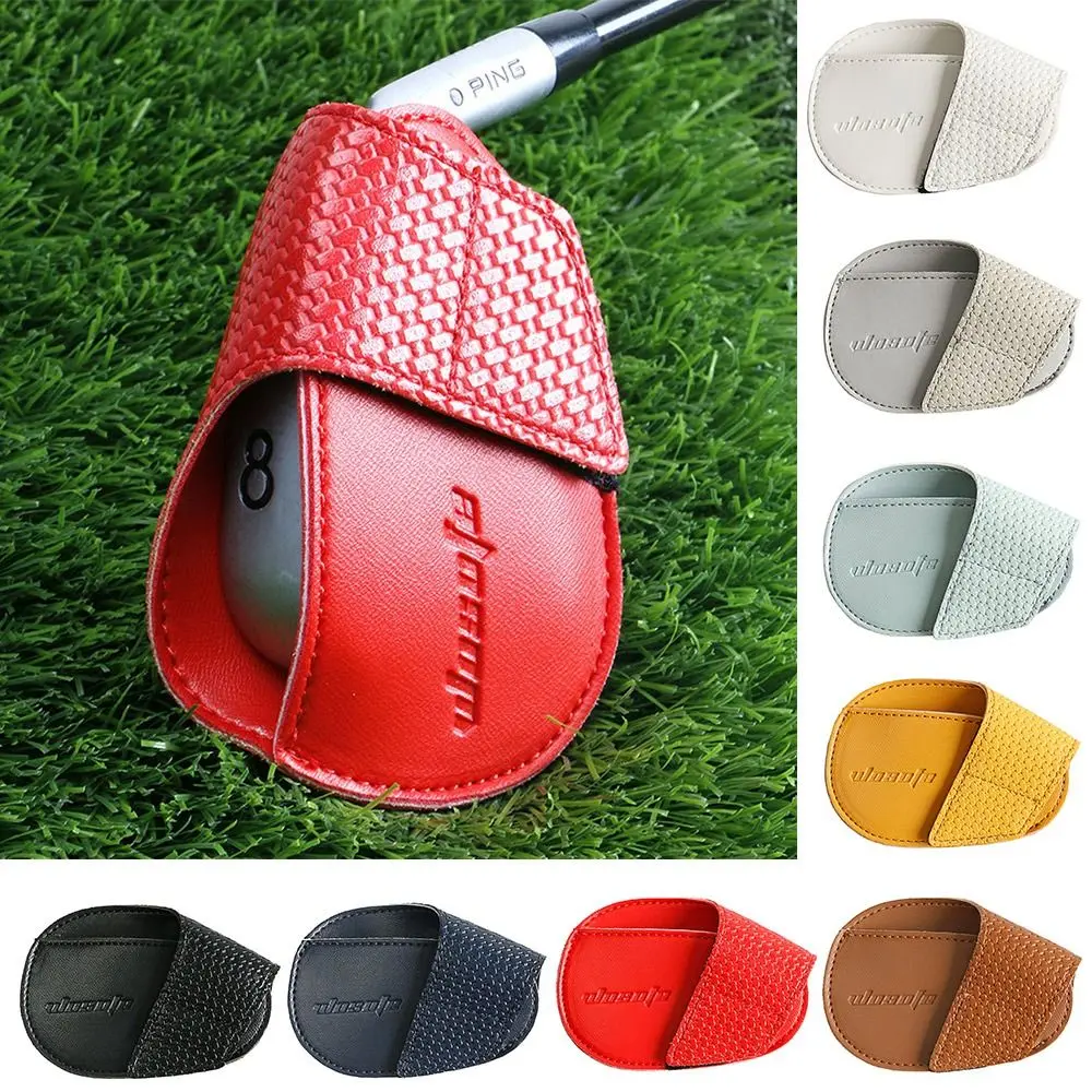 Outdoors PU Long Neck Driver Golf Iron Head Cover Golf Club Head Covers Protective Headcover Golf Rod Sleeve