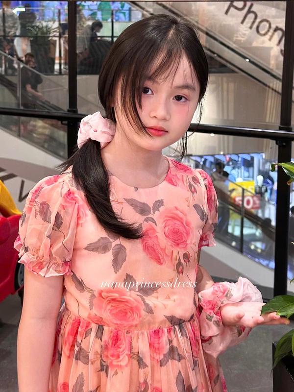[NanaPrincess] - Váy thiết kế Hoa Hồng mùa hè cho bé 2