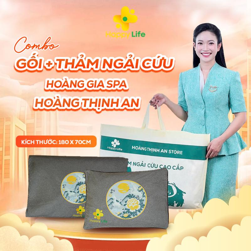   BẢN ĐẶC BIỆT  Combo Thảm Và Gối Ngải Cứu Hoàng Gia Spa Cao Cấp Chính Hãng Thải Điện Đệm Sưởi Ngải Cứu Đông Y Hỗ Trợ Đau Vai Gáy Đau Lưng Nhức Mỏi Xương Khớp 