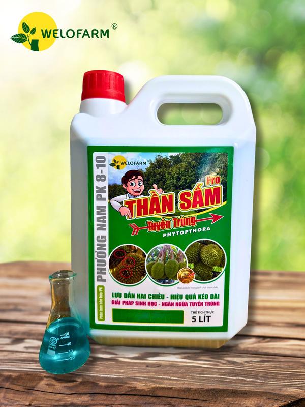   Pro - Thần Sấm Can 5L  Thần Sấm Khử Tuyến Trùng Pro Can 5 Lít - Hỗ Trợ Vàng Lá Thối Rễ 