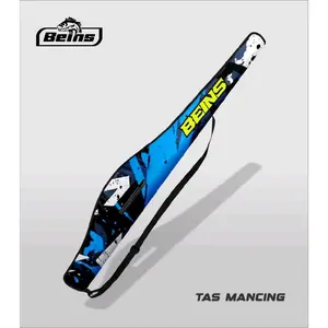 Tas Pancingan Reel Motif Printing Ikan 1Meter Tas Pancing Selempang Cowok Cewek Terbaru 2026