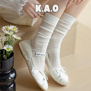 Tất vớ Jengiang lưới mỏng ống dài thấm hút mồ hôi phong cách nữ sinh Nhật Bản phù hợp mùa thu hè