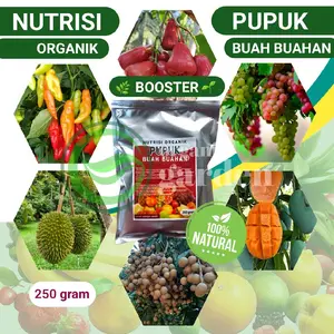 BOOSTER Pupuk organik pelebat buah buahan Tanah Tanaman Serbuk Besi Tembaga