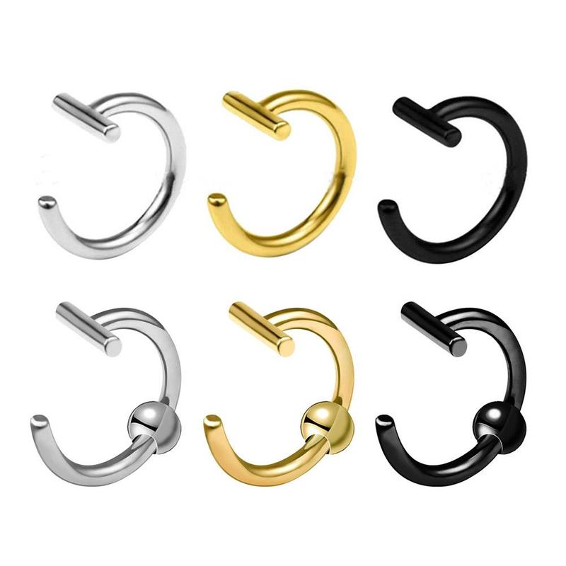 Product Introduction of Lip Ring Magnet Fake Piercing Lip Ring Fake Piercing Lip Clip Fashion For Women Men U2M7 29