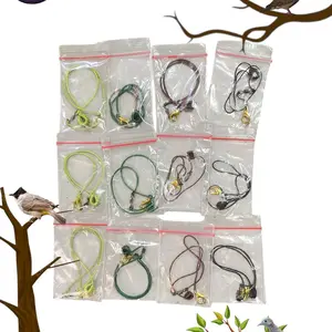 Tali Burung Warna [Hitam, Coklat, Hijau Muda, Hijau Tua]