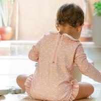 Gambar Noël Au Soleil Baby Round Collar Ruffles Long Sleeved Leotard, Baju Renang Anak & Bayi - Sugarplum Floral, 0-6 dari leevierrakids Kota Administrasi Jakarta Utara 5 Tokopedia