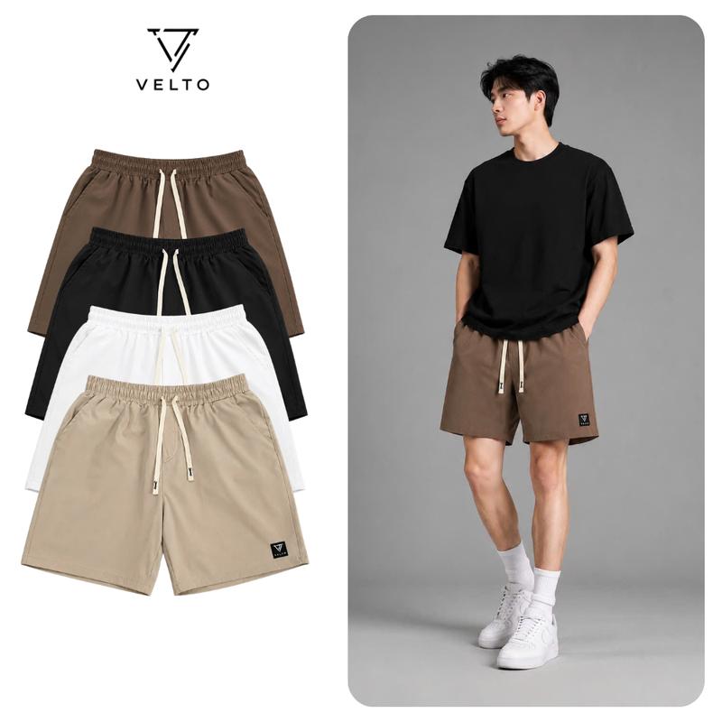 Quần short kaki VELTO STORE form chên gối trẻ chung thoáng mát vải kaki k giãn…
