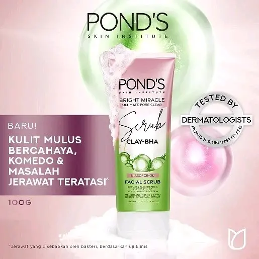 Ponds bright miracle facial foam 100ml dan 50ml Pemutihan 1