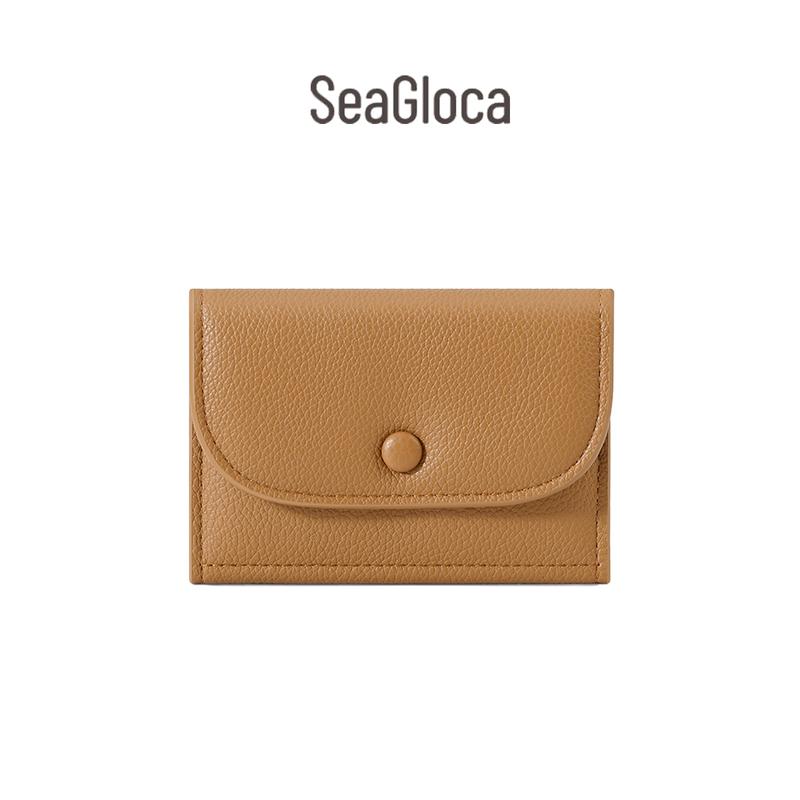 Ví Tiền Xu Siêu Mỏng Và Nhỏ Gọn SeaGloca Màu Trơn Có Khóa Kéo Thích Hợp Cho Học Sinh Nữ Không Có 1926 Túi Đựng Thẻ