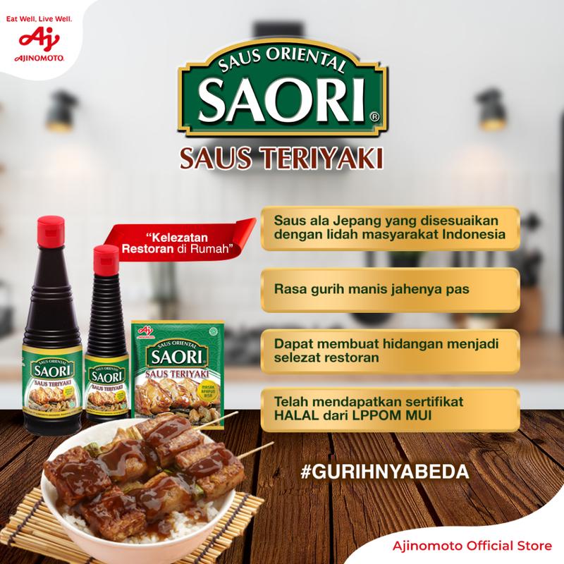 SAORI® Saus Teriyaki Oriental Sachet 22ml (4 pcs) 3