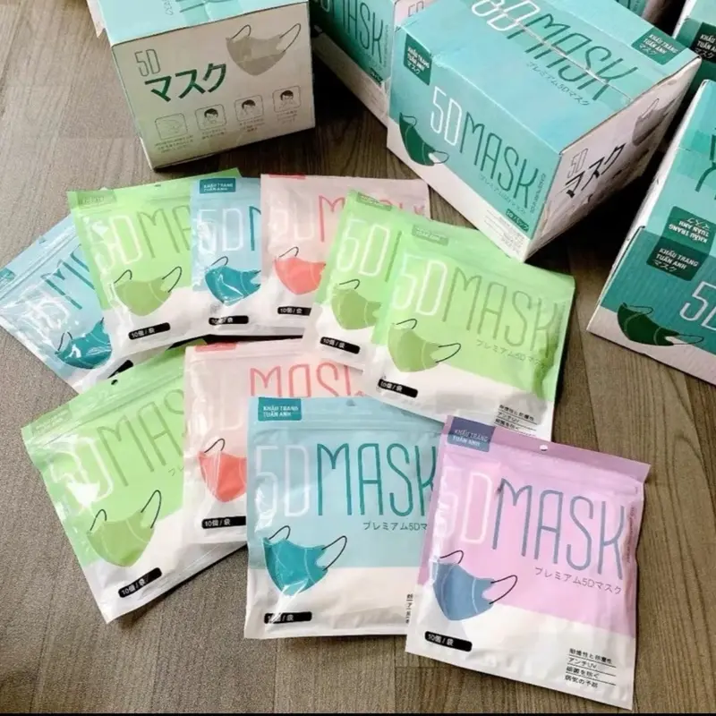 [Mua 100 Tặng 40] Chiếc Khẩu Trang 5D MASK (Màu Trắng) Kháng Khuẩn,Ôm Sát Mặt, Không Bị Bí Hơi 4