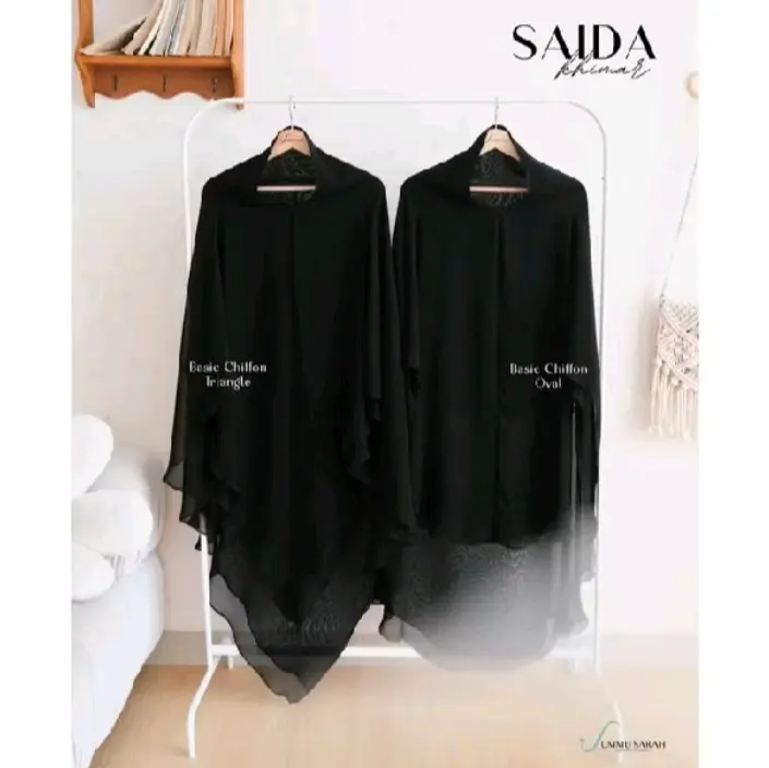 Khimar Saida by Ummu Sarah Jilbab Muslim Syari Wanita Instan