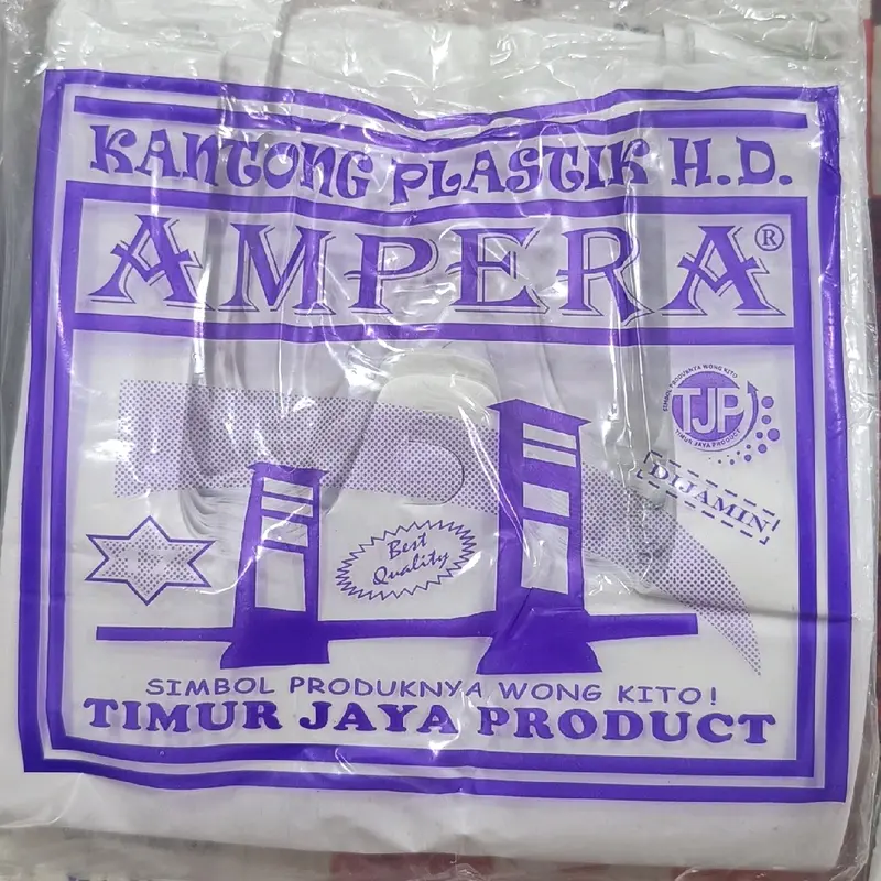 Kantong plastik putih susu Ampera 6