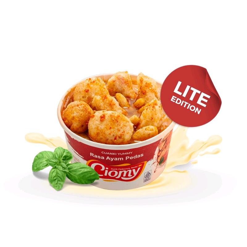 Ciomy Cuanki Lite cup kecil 40gr Cuanki Kereta Rasa ayam keju pedas Rasa Soto Kari 2