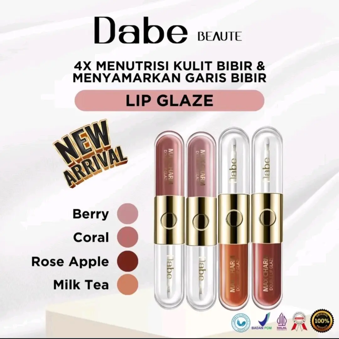 DABE-lip glaze max charm(doble lip glaze)