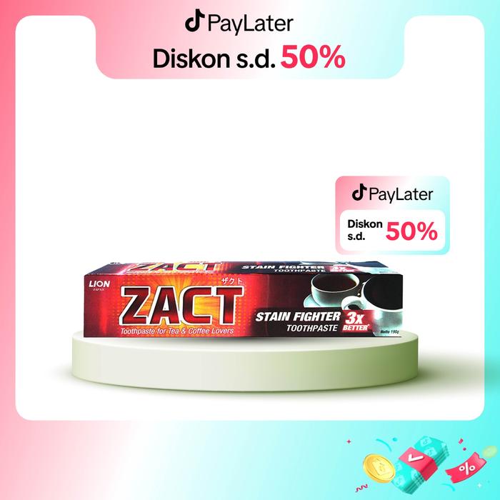 Gambar Zact Pasta Gigi Stain Fighter 190g dari Wings Indonesia Kab. Bekasi Tokopedia