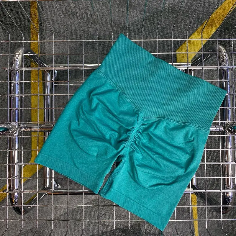 Quần short đùi Tập Gym,Yoga Mitao Flex trơn cạp chun V hông,chất dệt kim co giãn đa chiều 1