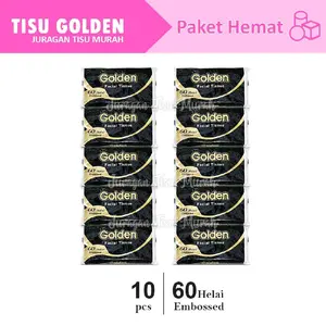 Tisu travel pack Golden paket 10 pcs
