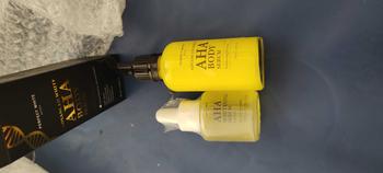 Product Review of [10X AHA] PERFECT WHITE Advanced AHA Body Serum 50ml Whitening Booster with 10X AHA Niacinamide, Alpha Arbutin, Glutathione, Vitamin C | Booster Lotion Acid Perawatan Pencerah Mencerahkan Memutihkan Tubuh Kusam Belang Noda Hitam Glycolic Acid from v**y 0