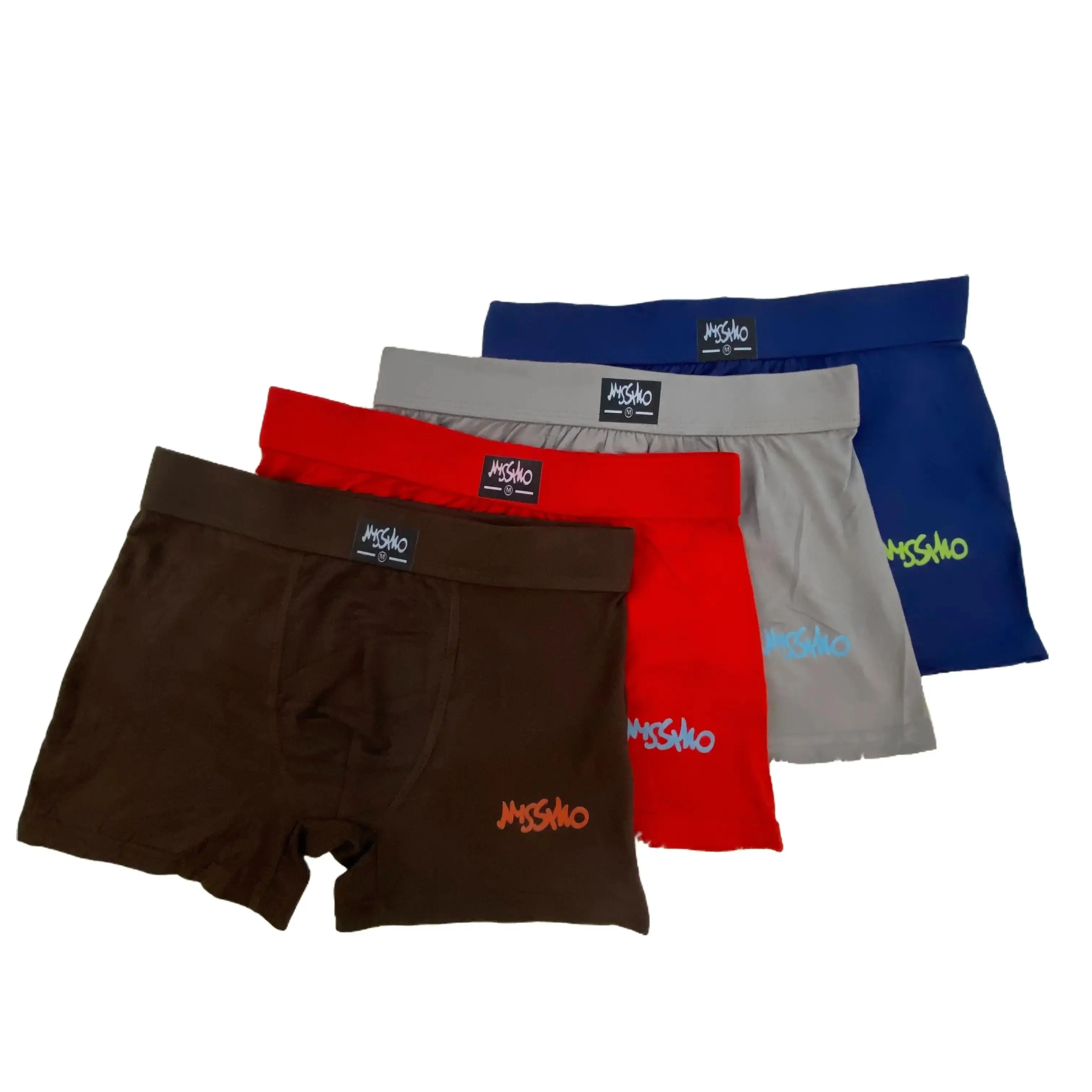 6PCS  RANDOM CA BOXER BRIEFS for Men's Underwear High Quality Cotton Menswear Basic Elegant Innerwear Human Soft Plain Casual Beige Operator Socks