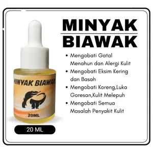Minyak Biawak Asli untuk mengatasi Gatal gatal alergi eksim luka bakar bintik bintik merah di kulit pesoriasis