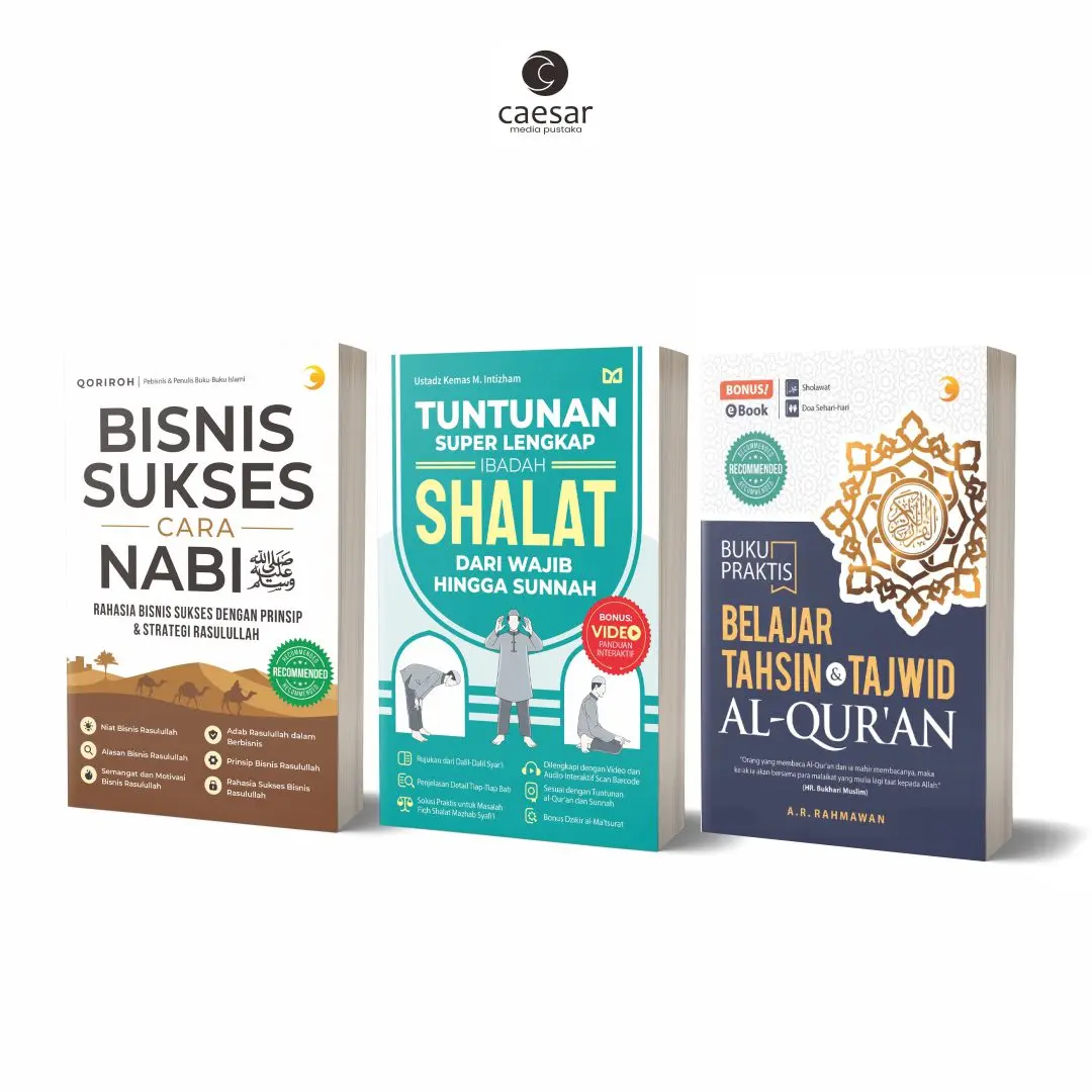 Paket Bundling Bisnis Sukses Cara Nabi Dapat 3 Buku - Caesar Media Pustaka