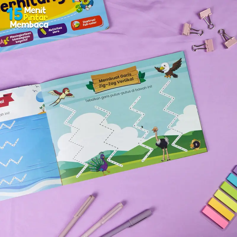 [ISI 2 BUKU] Buku Anak Belajar Membaca - Little Star 15 Menit Pintar Membaca Metode Montessori 3