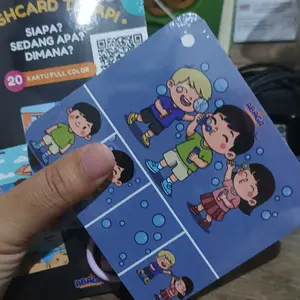 Membuat Kalimat Sederhana SPOK - Flashcard Terapi Kartu Wicara Speech Delay Autis ABK