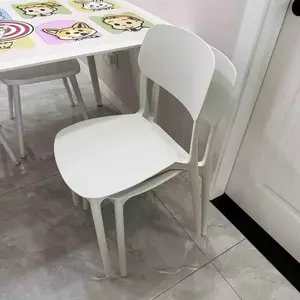 【Ramadan Promo Super 50-60% Diskon Besar】Kursi dengan sandaran, tebal, dapat disimpan, untuk rumah tangga, nyaman dipakai lama, bangku dewasa, plastik, ukuran kecil, kokoh untuk orang dewasa, kursi restoran komersial.