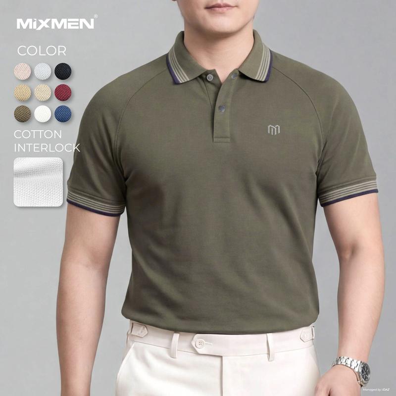 Áo Polo Nam Mixmen M615 CLASSIC vải cá sấu cotton intelock, Mặc Chuẩn Mỗi…