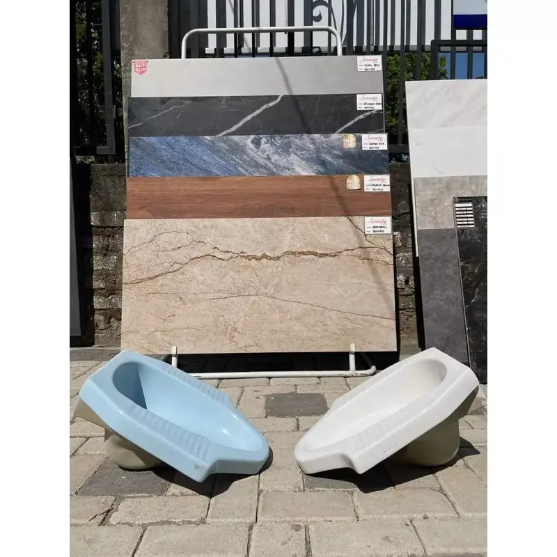 Kloset Jongkok CITO Warna Putih dan Biru Closet Toilet WC Kamar Mandi 1