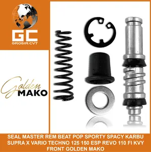 Sil Seal Master Rem Kit Depan Beat Vario PCX Scoopy Spacy Supra X Revo 110 125 150 New Fi Golden Mako