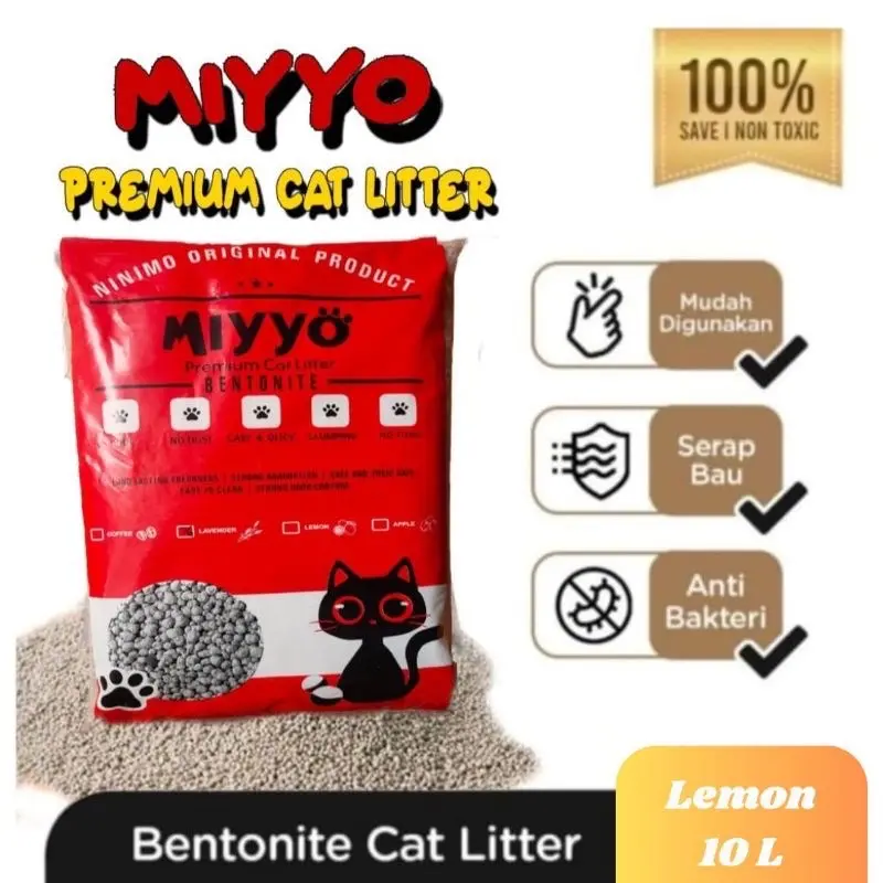 ￼Miyyo - Purrsona Pasir Gumpal Wangi 5 L - Pasir Gumpal Wangi 5Ltr - Litter Box Kucing