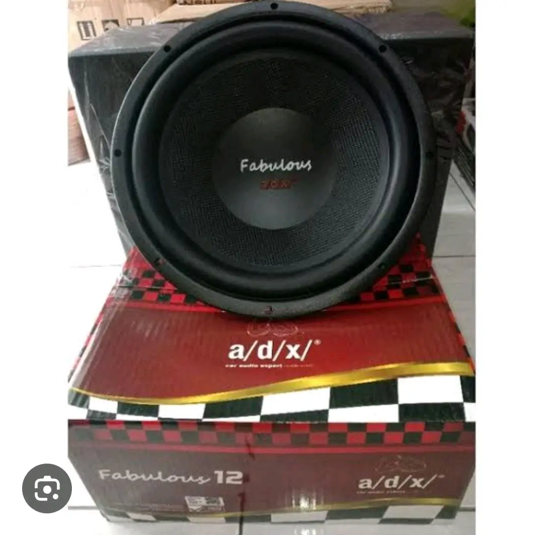 SPEAKER SUBWOOFER ADX FABULOUS 12INCH Black Coil