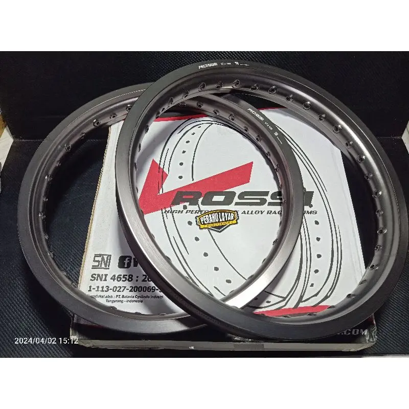 VELG PELEK VROSSI ROSSI TITAN GREY WM 160 185 215