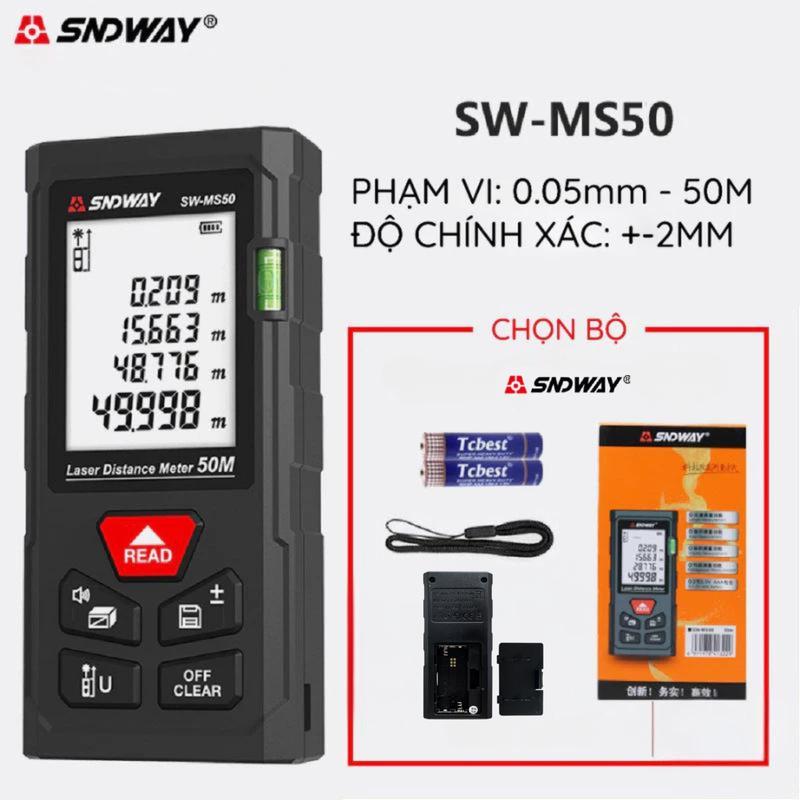 Máy đo khoảng cách Laser – Thiết kế cầm tay đo diện tích thể tích tiện lợi cho công trình bảo hành 12 tháng