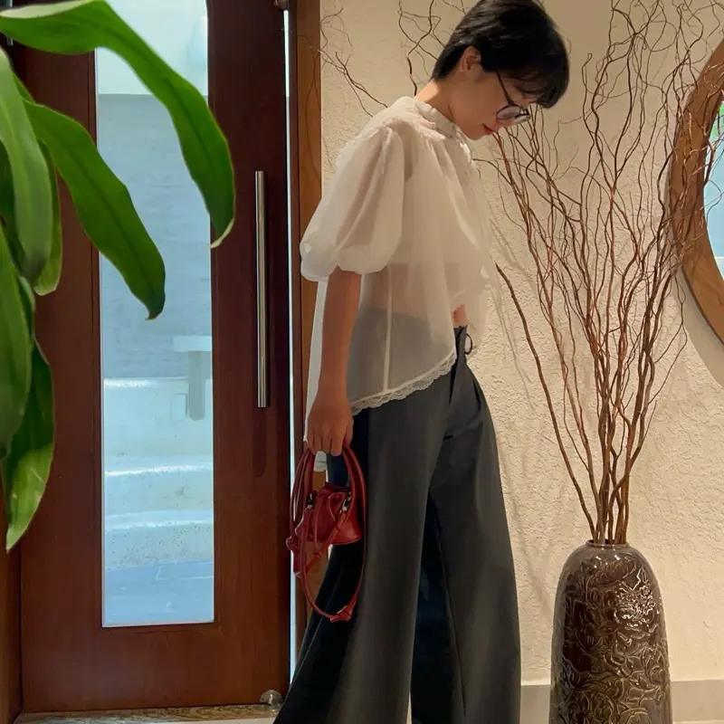 [Tặng kèm vòng handmade]- MỸ ĐẬU- SET ÁO VÀ QUẦN DÀI THEO PHONG CÁCH TỐI GIẢN, SANG TRỌNG