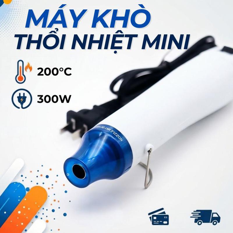 Máy Khò Nhiệt Thổi Nhiệt Mini 220v > 200 Độ Tiện Lợi Nhỏ Gọn Độ Bền Cao ( Giao màu ngẫu nhiên )