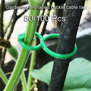 50/100 Pcs Garden Plant Holder Trellis Clips For Vine Vetab