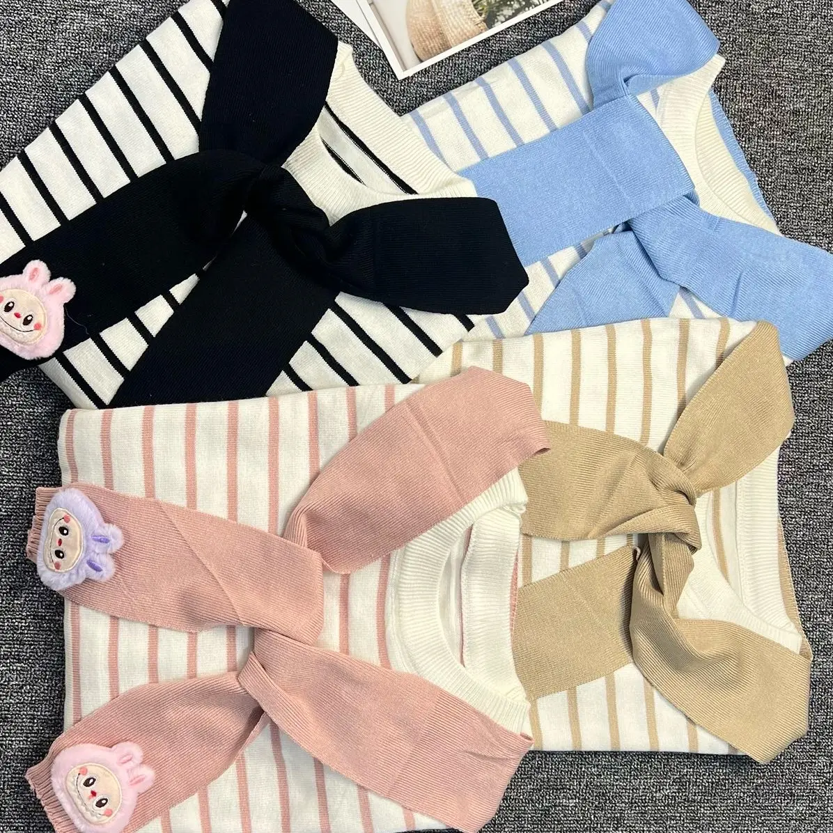 ATASAN RAJUT LUCU GEMES LABUBU BKK Premium ORI Atasan Wanita Rajut Kekinian