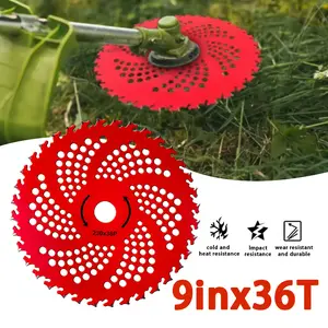 9In*36T Mata Pisau Mesin Potong Rumput Baja Circle Potong Rumput Pisau Bulat  Grass Cutting Blade