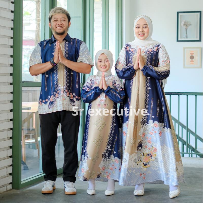 Sarimbit Lebaran Family Set Couple baju couple pasangan gamis pesta mewah elegan baju couple keluarga baju couple pasangan lebaran 2025 2