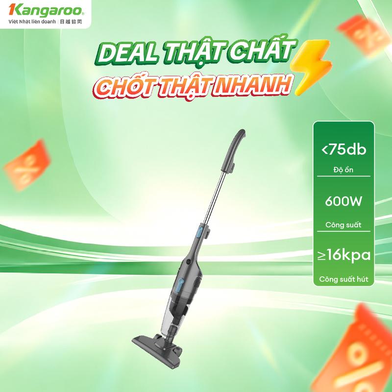 KGVC6S1E | Máy hút bụi cầm tay Kangaroo - Công suất 600W, công suất hút 16kpa