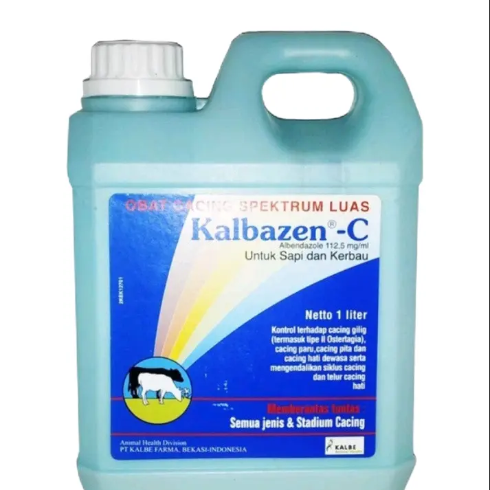 KALBAZEN - C obat cacing cair kemasan 20 ml untuk sapi dan kerbau 1