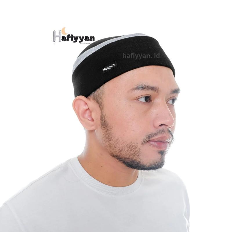 Product Introduction of Mesir Dewasa Bahan Katun Nyaman dan Lembut Muslim Songkok Pria Motif Haji Kopiah  Peci Hitam 2