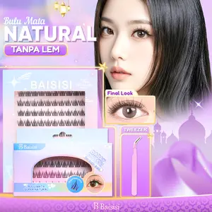 [TANPA LEM] BAISISI Z01 Idol Bulu Mata Palsu Ringan Eyelash Extension Satuan Premium Dapat dipakai berulang tidak perlu lem cocok untuk pemula reuseable satu persatu